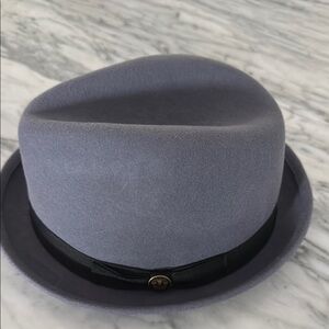 Stylish Gray Fedora Hat
